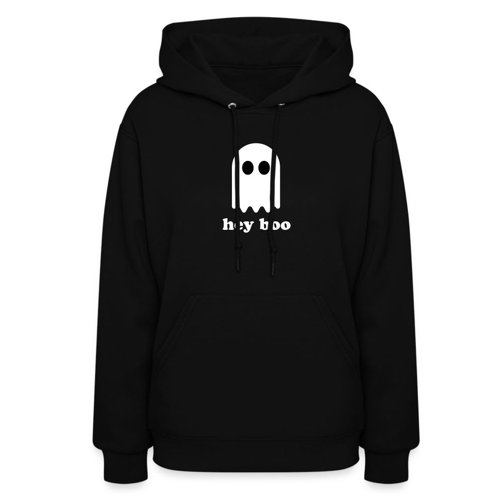 Hey Boo Women's Hoodie - black
