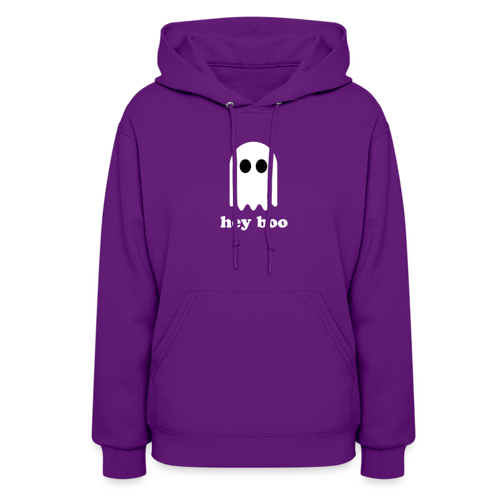Hey Boo Women's Hoodie - purple