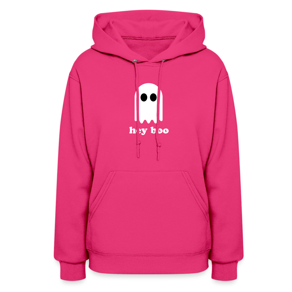 Hey Boo Women's Hoodie - fuchsia