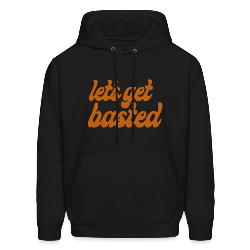 Let's Get Basted Men's Hoodie - black