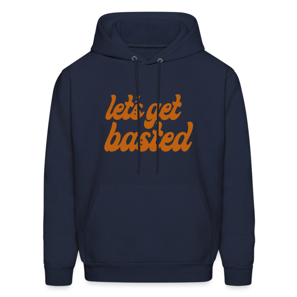 Let's Get Basted Men's Hoodie - navy