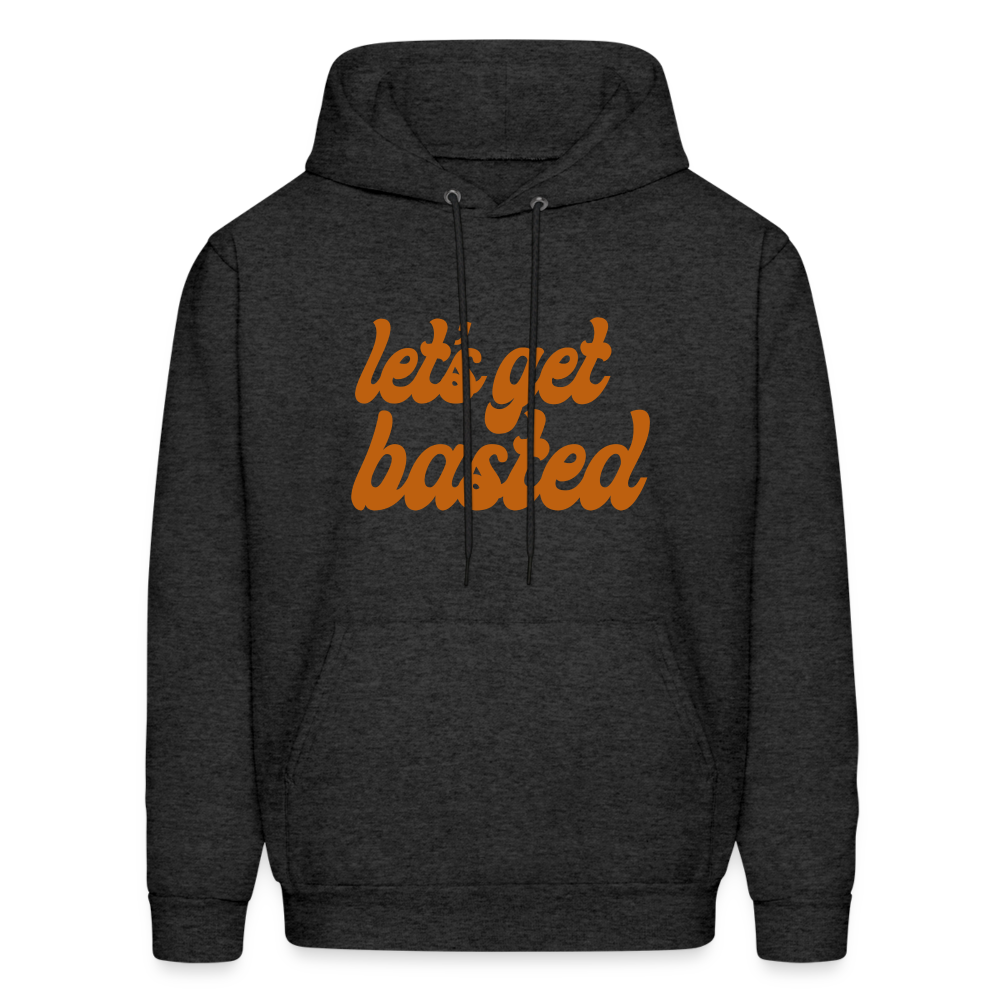 Let's Get Basted Men's Hoodie - charcoal grey