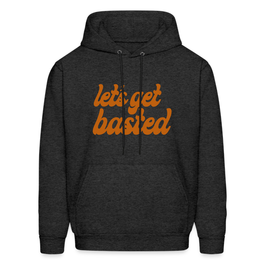 Let's Get Basted Men's Hoodie - charcoal grey