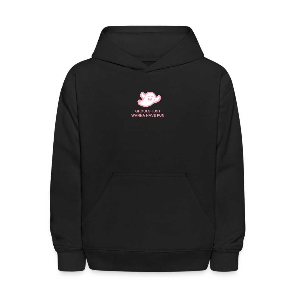 Ghouls Just Wanna Have Fun Kids' Hoodie - black