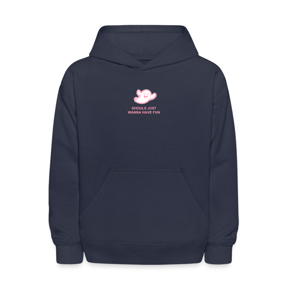 Ghouls Just Wanna Have Fun Kids' Hoodie - navy