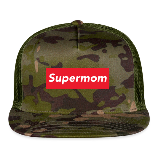 Supermom Trucker Cap - multicam\green