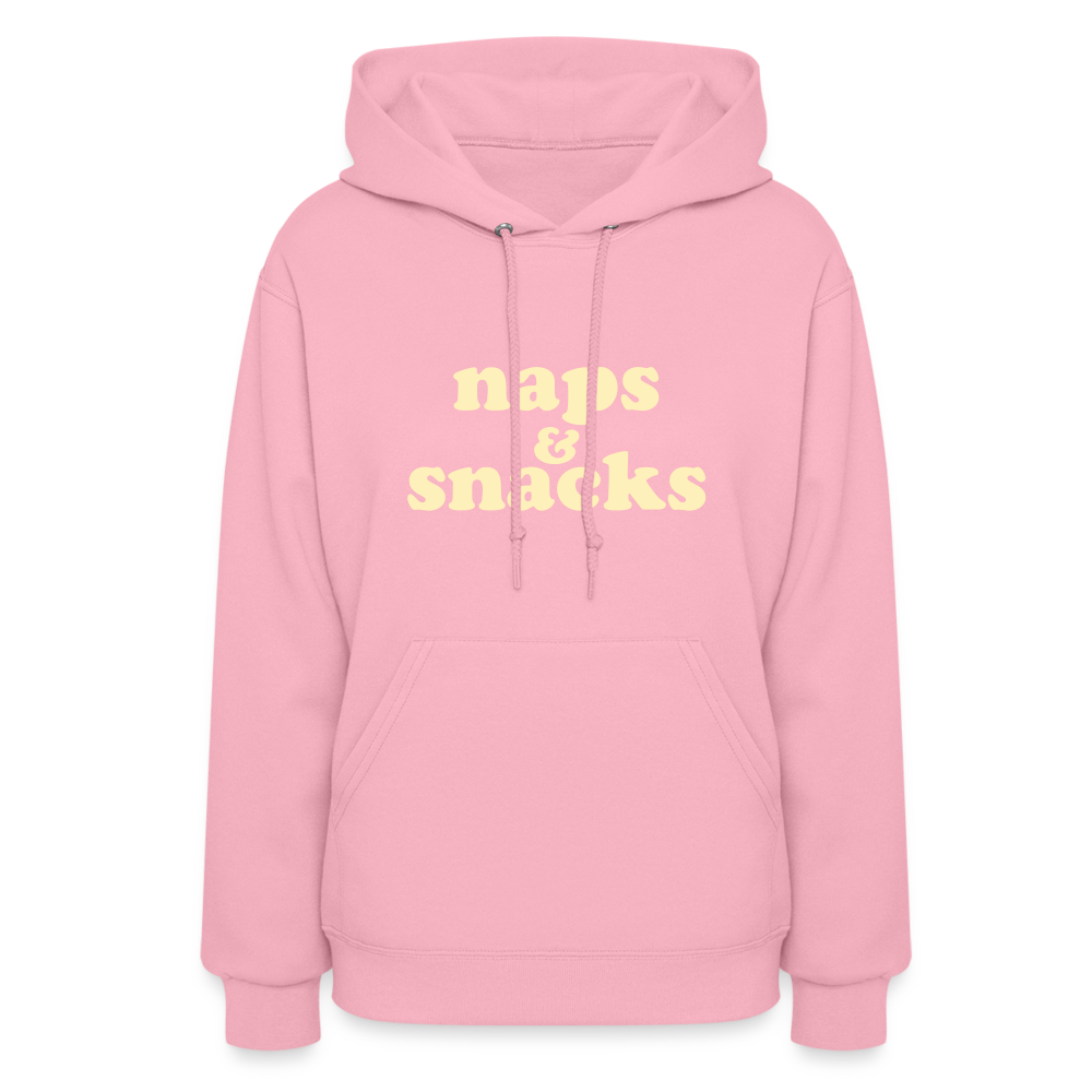 Naps & Snacks Women's Hoodie - classic pink