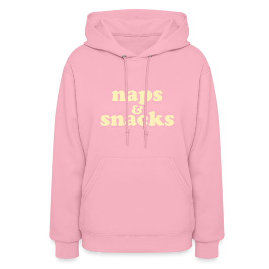 Naps & Snacks Women's Hoodie - classic pink
