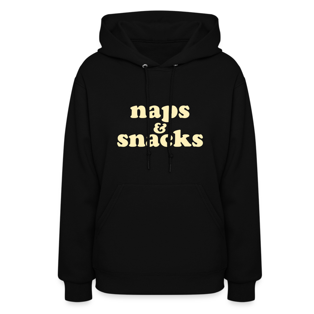 Naps & Snacks Women's Hoodie - black