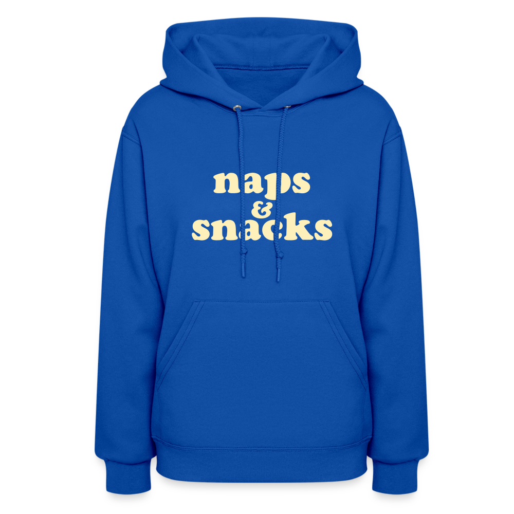Naps & Snacks Women's Hoodie - royal blue