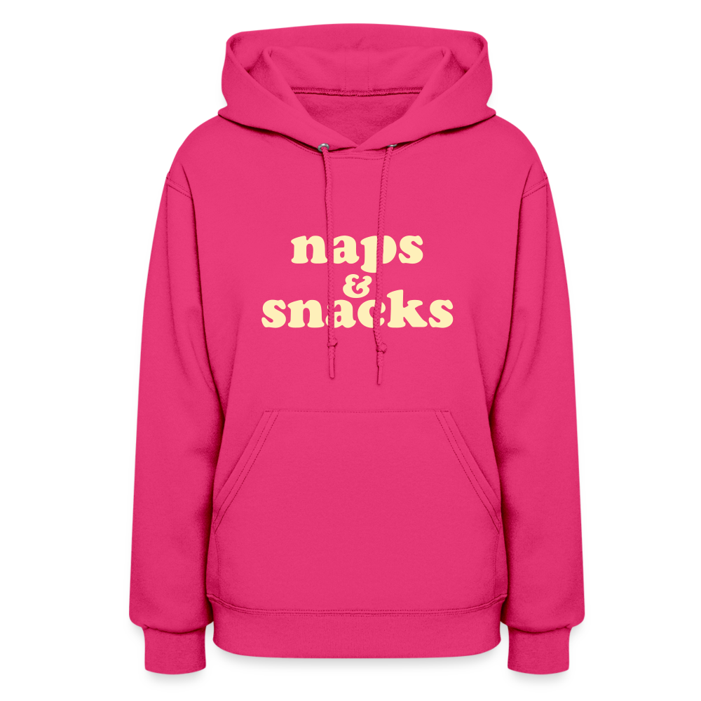 Naps & Snacks Women's Hoodie - fuchsia