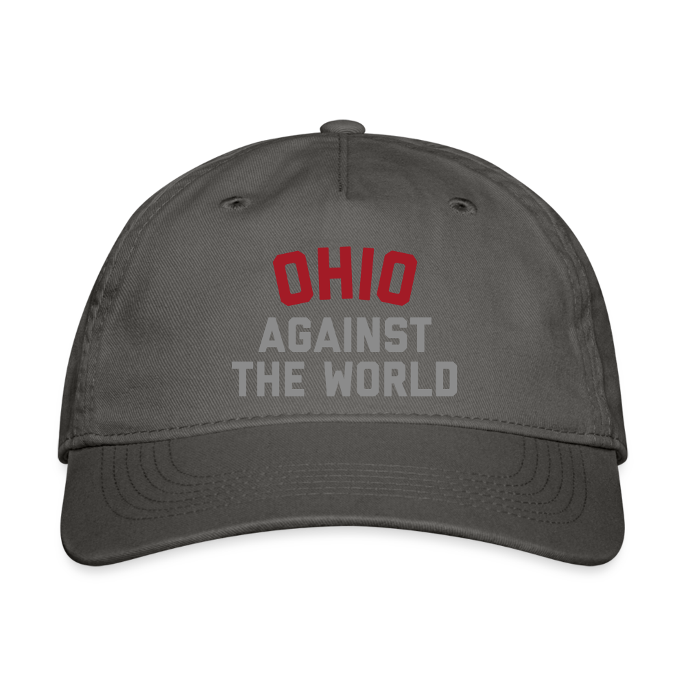 Ohio Against the World Organic Baseball Cap - charcoal