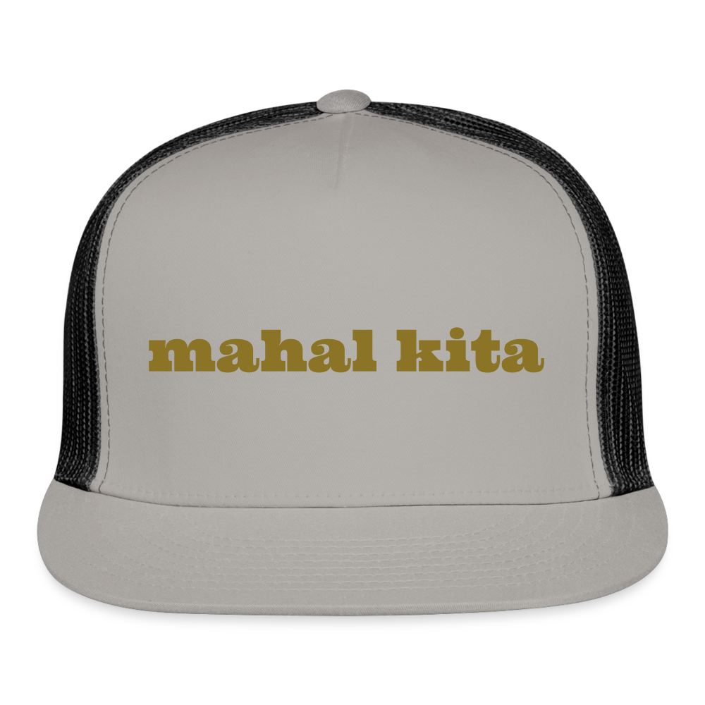 Mahal Kita Trucker Cap - gray/black