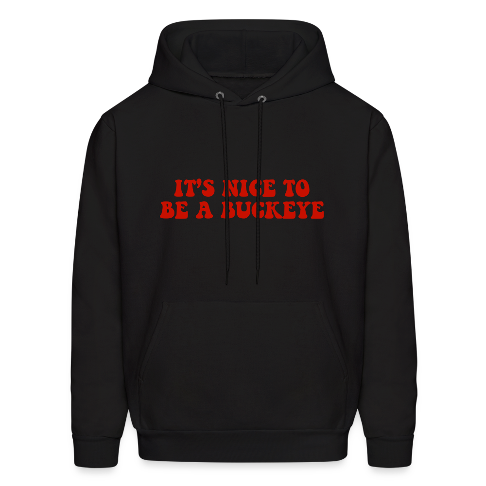 Have a Nice Buckeye Day Men's Hoodie - black