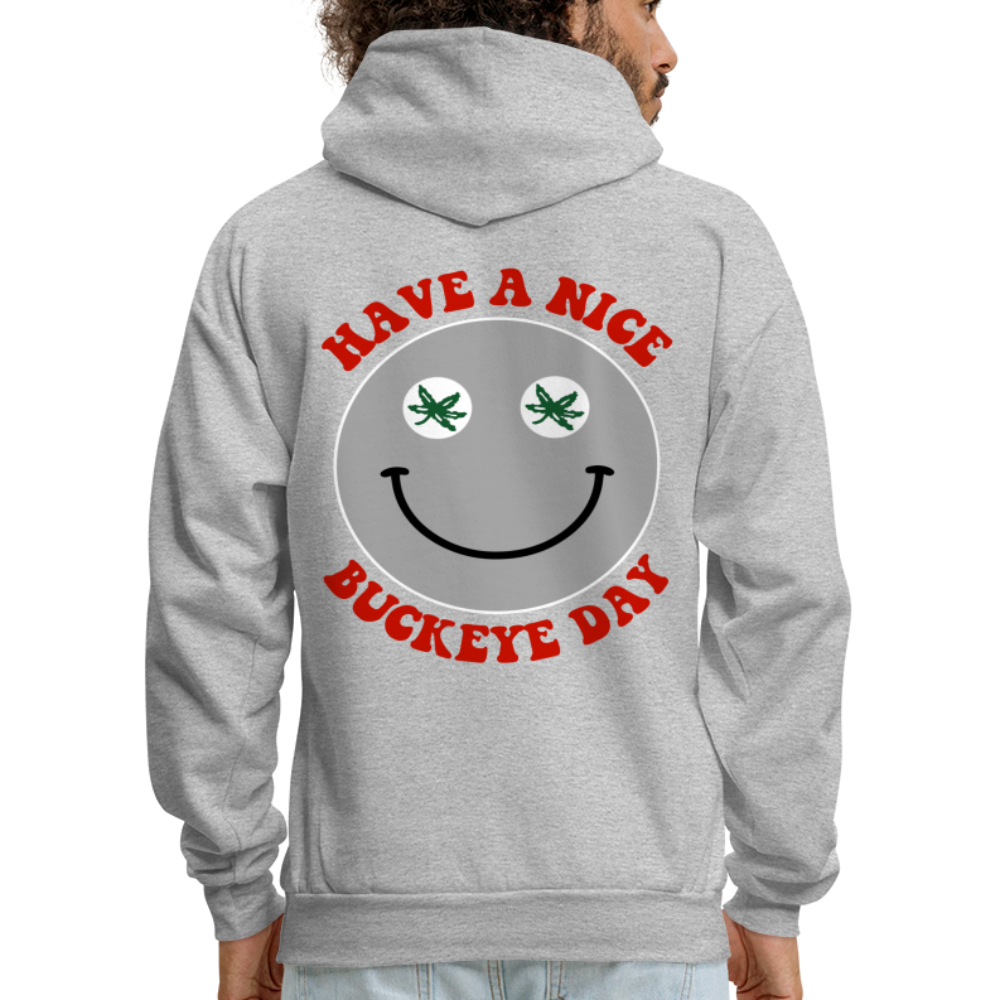 Have a Nice Buckeye Day Men's Hoodie - heather gray