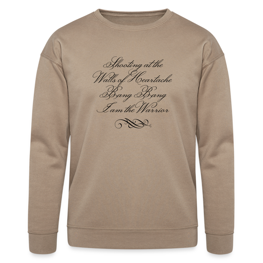 I am the Warrior Bella + Canvas Unisex Sweatshirt - tan