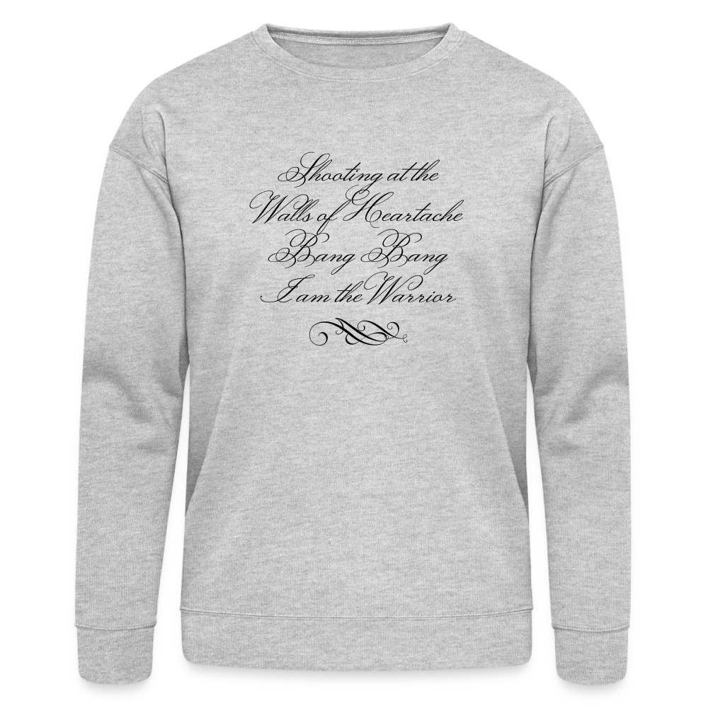 I am the Warrior Bella + Canvas Unisex Sweatshirt - heather gray