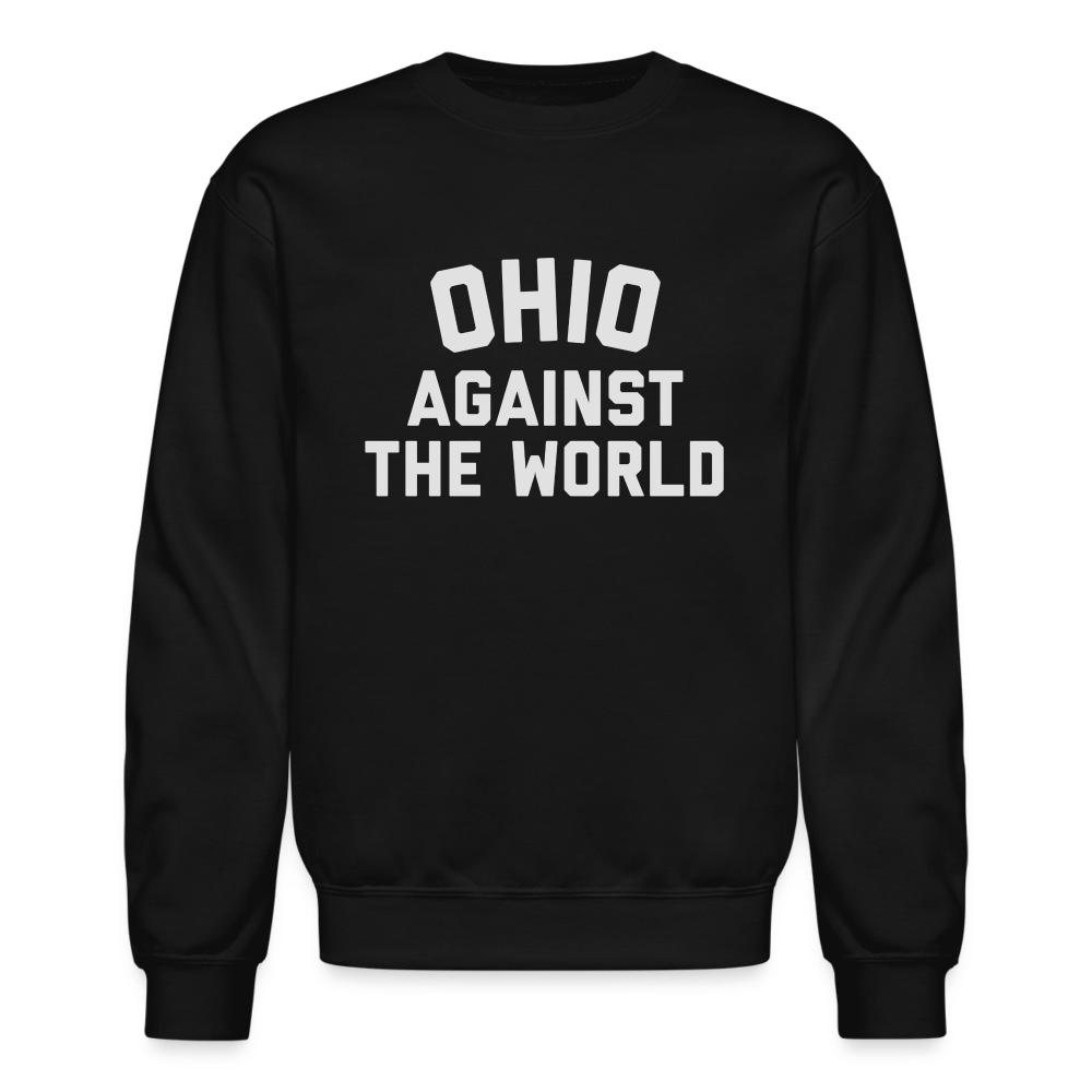 Ohio Against the World Crewneck Sweatshirt - black