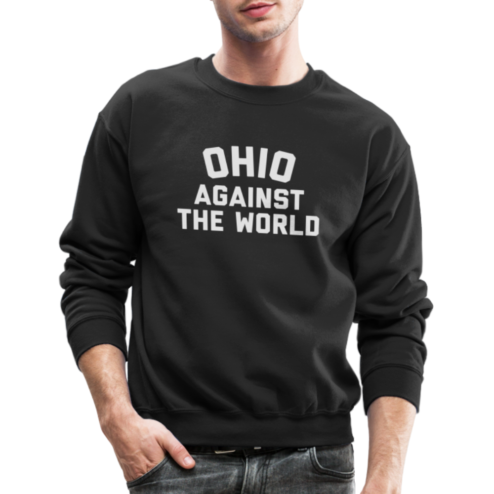 Ohio Against the World Crewneck Sweatshirt - black