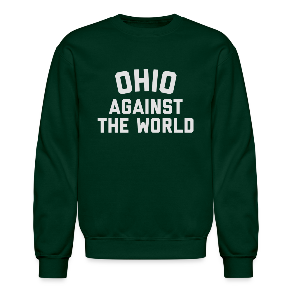 Ohio Against the World Crewneck Sweatshirt - forest green