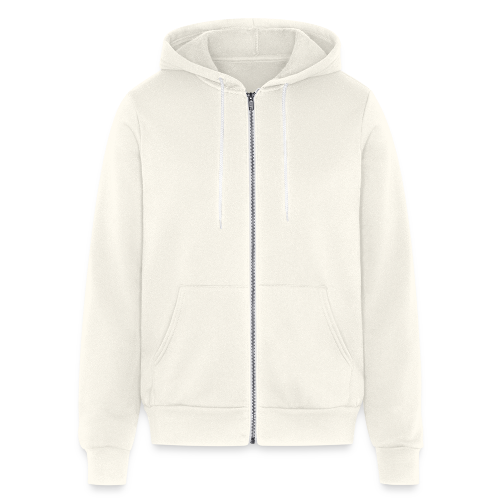 Frenchie Club Bella + Canvas Unisex Full Zip Hoodie - vintage white