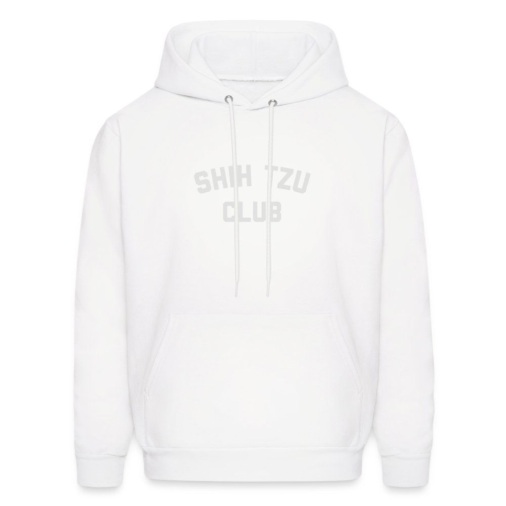 Shih Tzu Club Men's Hoodie - white