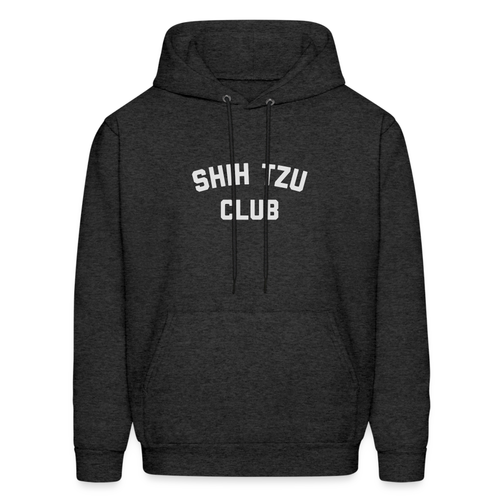 Shih Tzu Club Men's Hoodie - charcoal grey