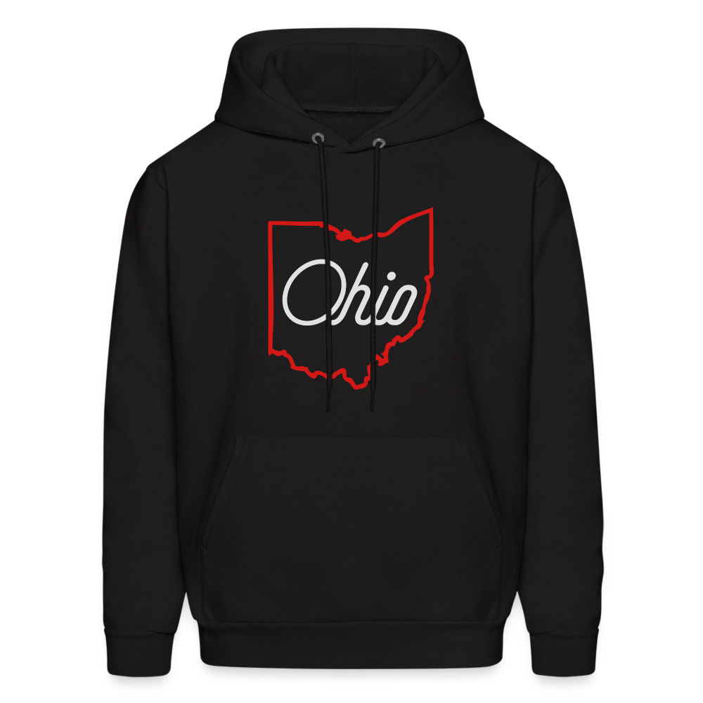 Ohio Script State Men's Hoodie - black