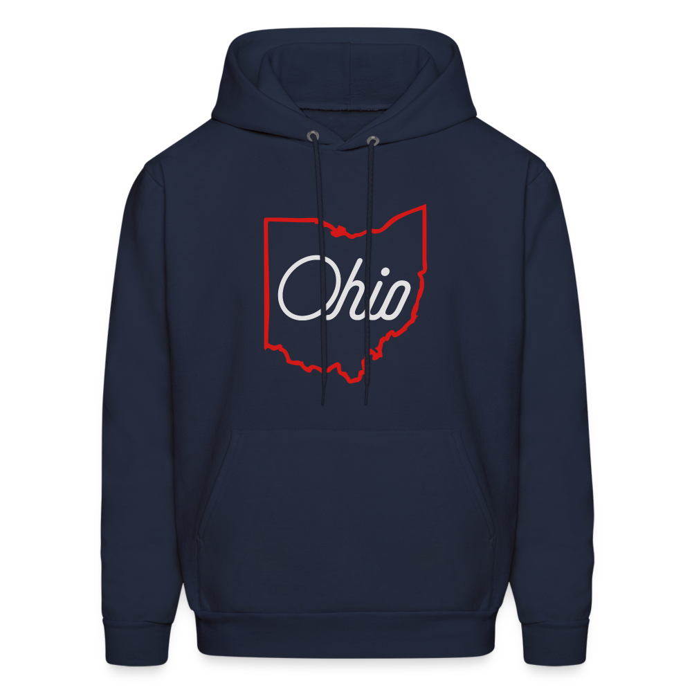 Ohio Script State Men's Hoodie - navy