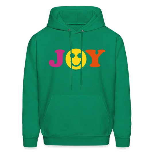 Joy Smiley Men's Hoodie - kelly green