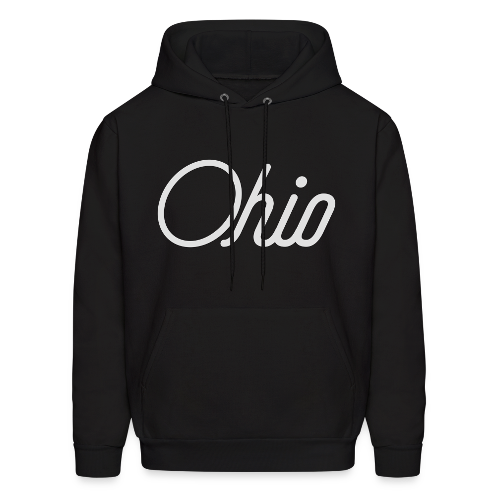 Ohio Script Men's Hoodie - black
