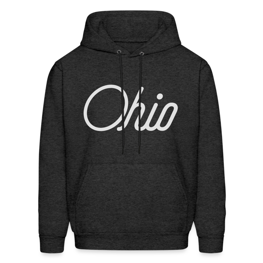 Ohio Script Men's Hoodie - charcoal grey