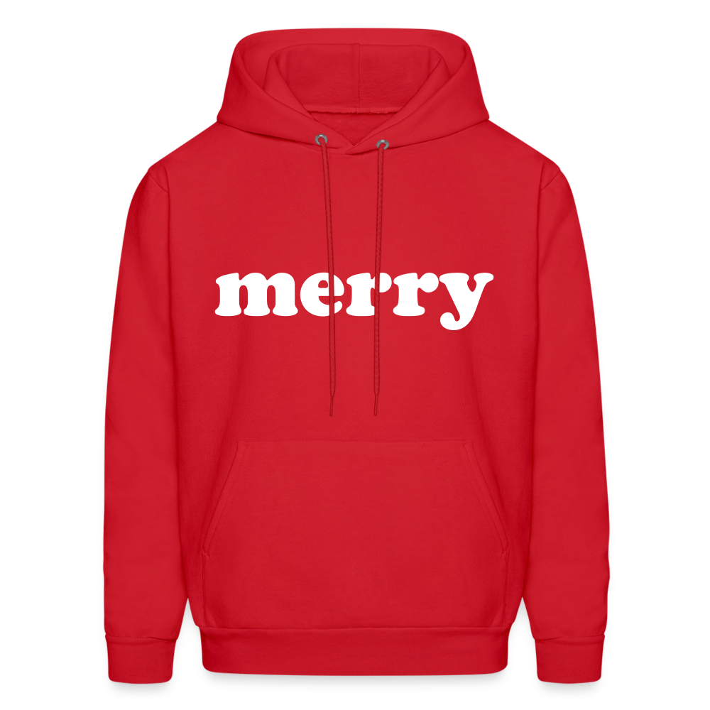 Merry Men's Hoodie - red