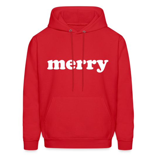 Merry Men's Hoodie - red