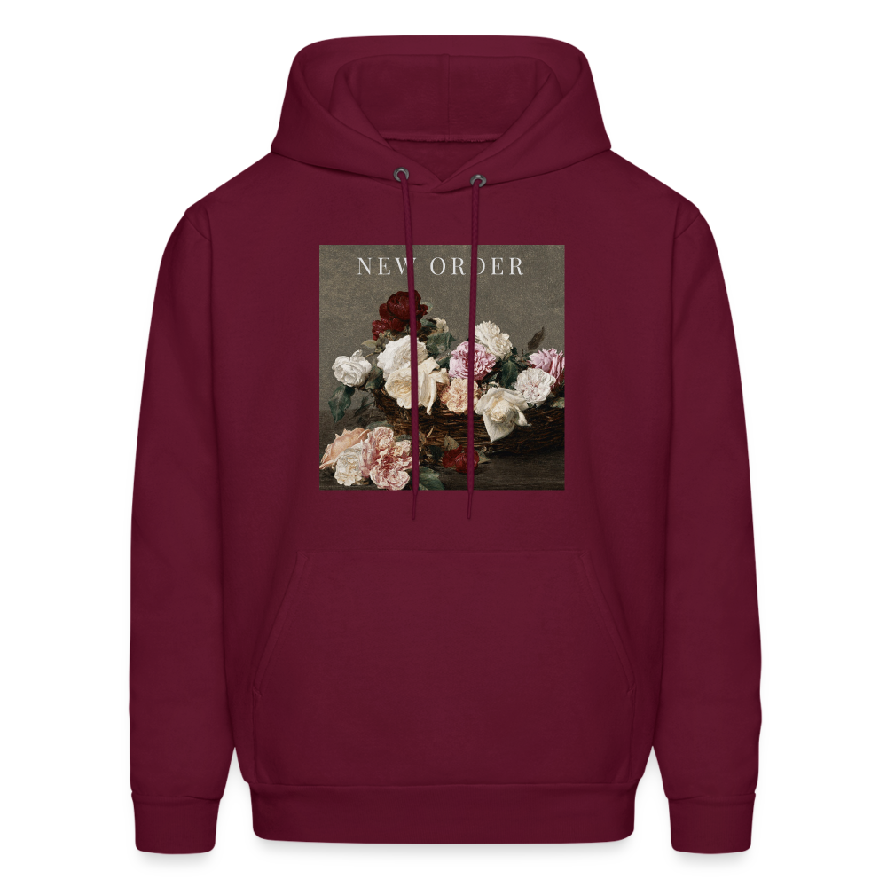 New Order Men's Hoodie - burgundy