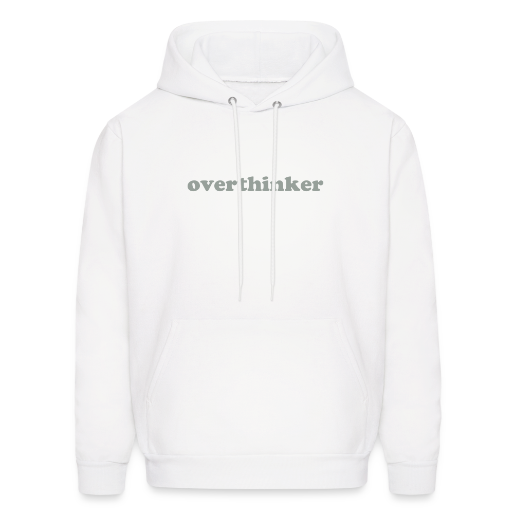 Overthinker This Men's Hoodie - white