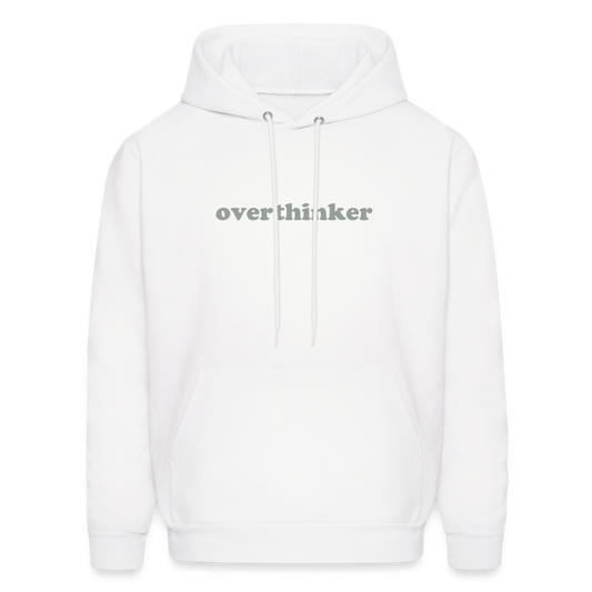 Overthinker This Men's Hoodie - white