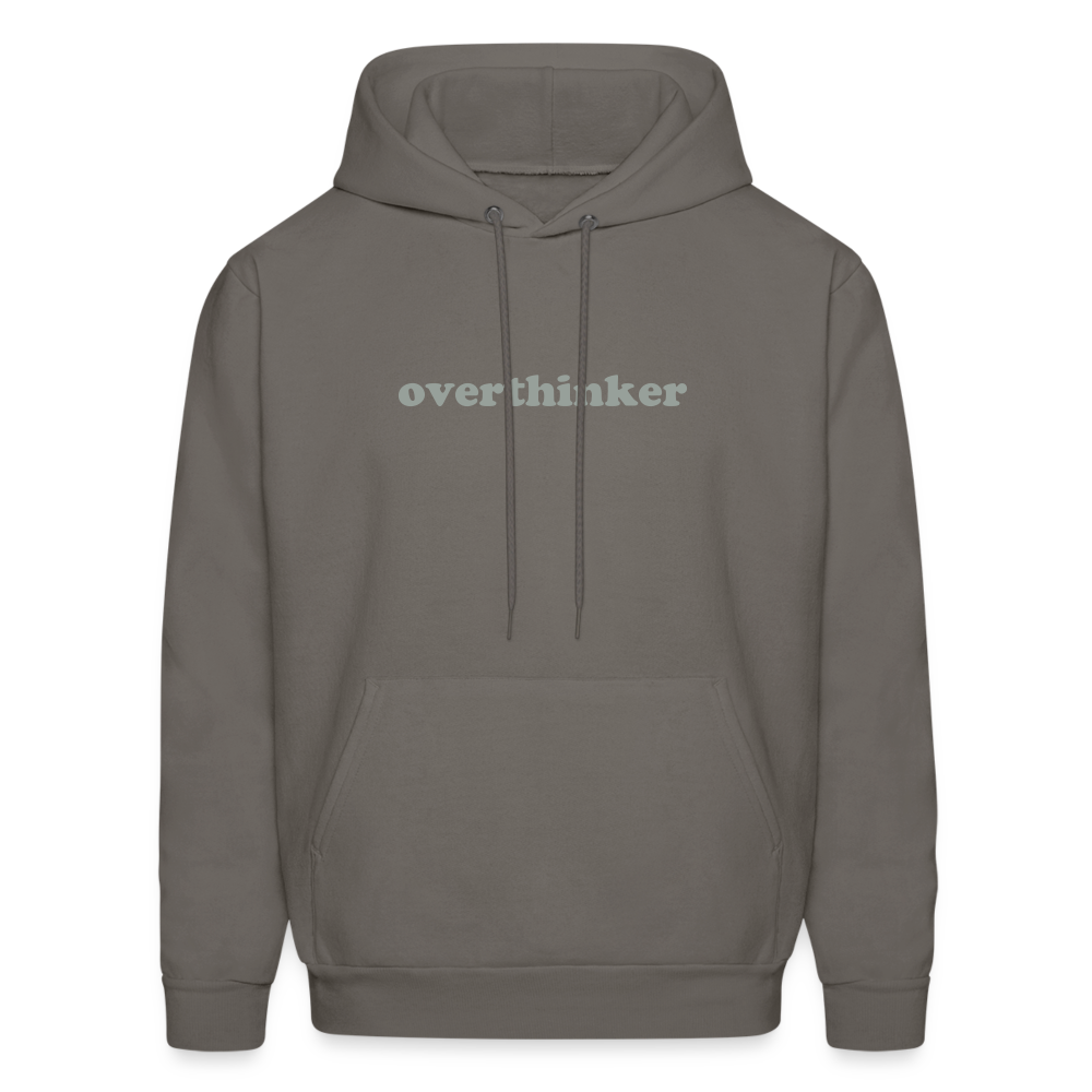 Overthinker This Men's Hoodie - asphalt gray