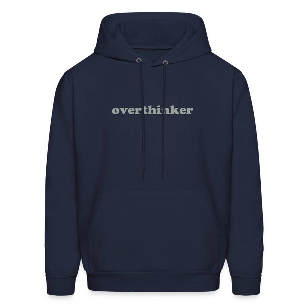 Overthinker This Men's Hoodie - navy