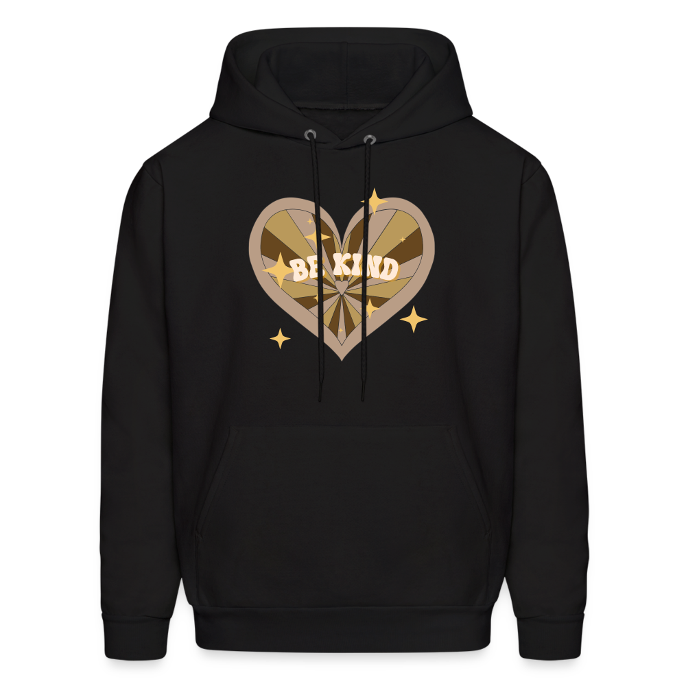 Be Kind Men's Hoodie - black