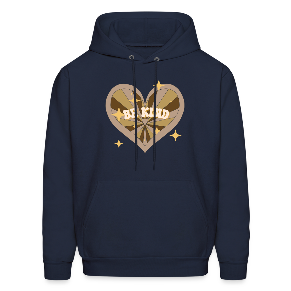 Be Kind Men's Hoodie - navy
