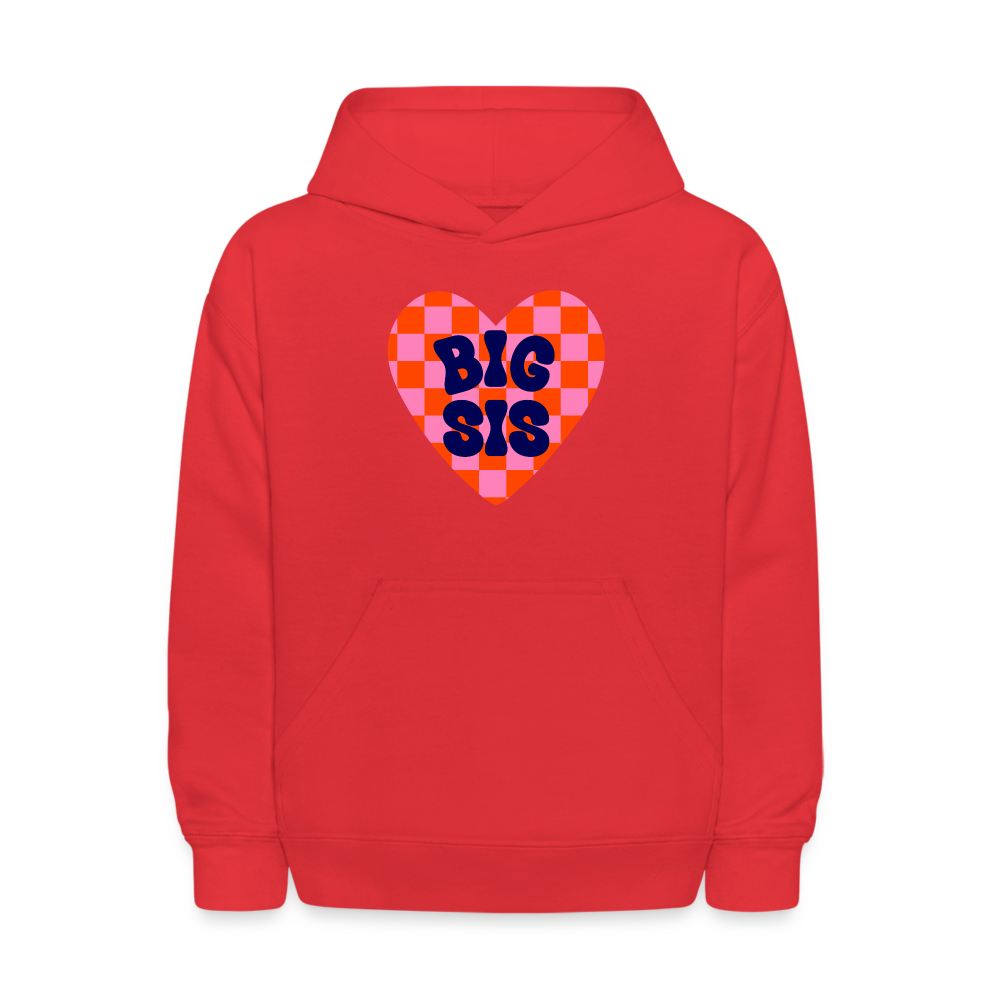 Big Sis Kids' Hoodie - red