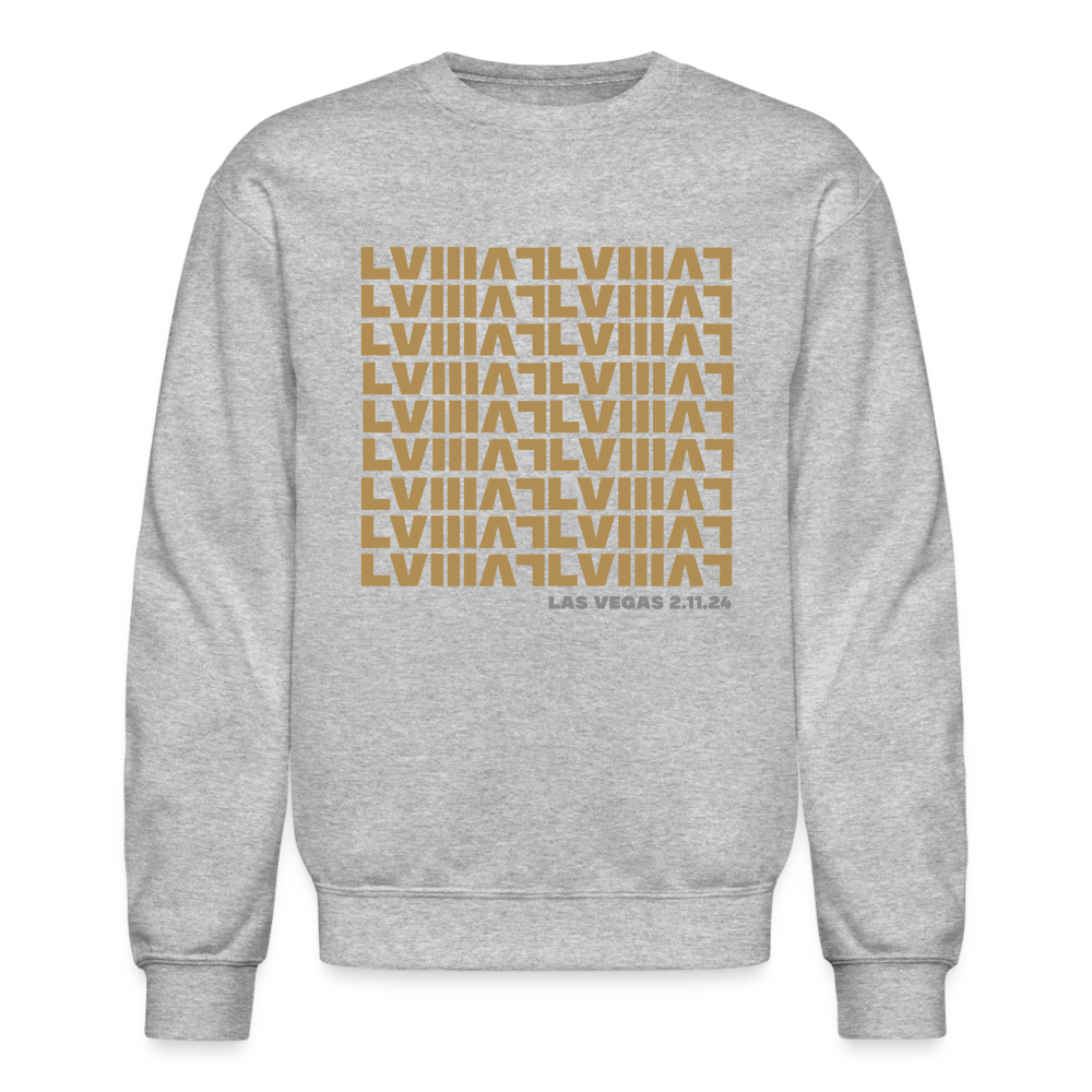Super Bowl LVIII Souvenir Graphic Crewneck Sweatshirt - heather gray