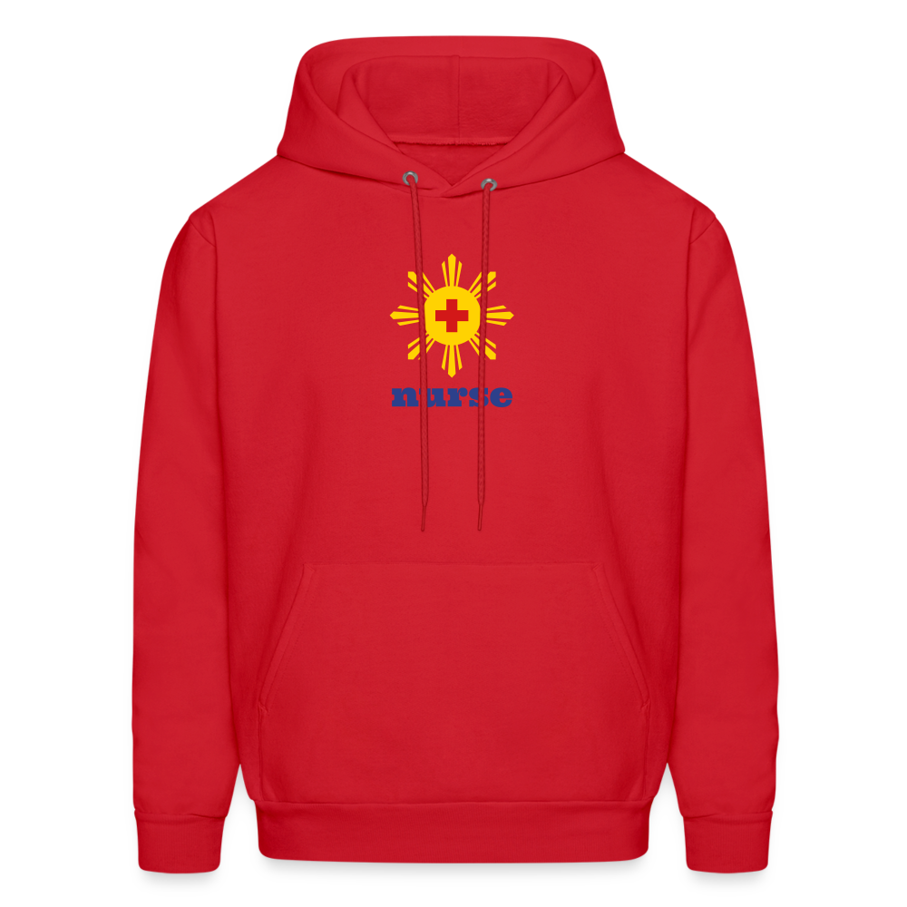 Filipino Nurse Men's Hoodie - red