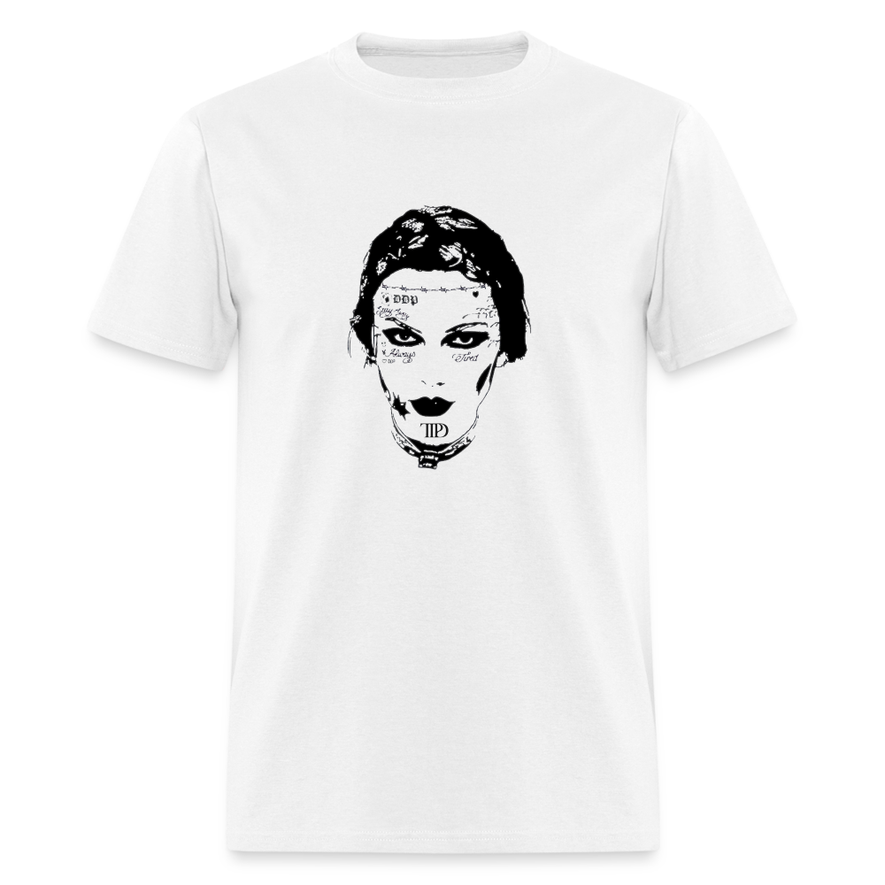 Taylor Swift TTPD Fortnight Post Malone Tattoo Unisex Classic T-Shirt - white