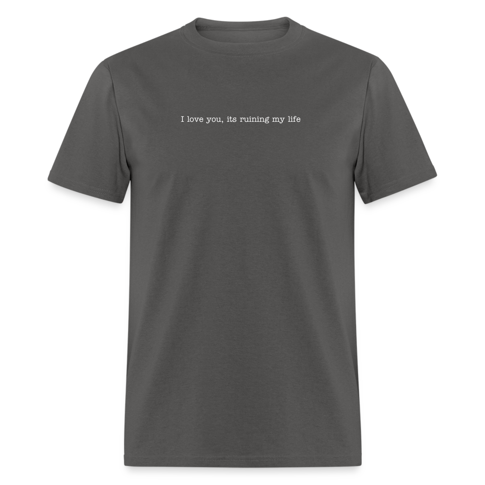 I love you its ruining my life Fortnight Unisex Classic T-Shirt - charcoal