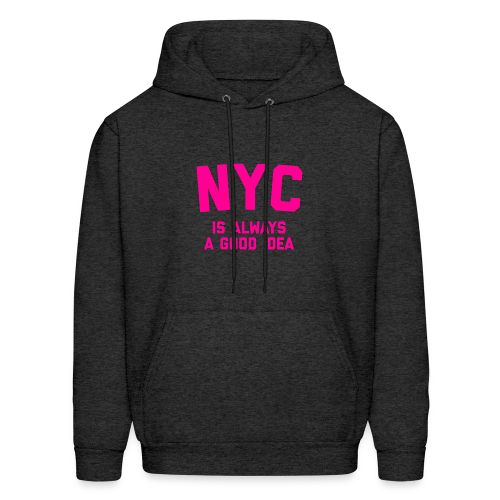 NYC Is Always A Good Idea Men's Hoodie - charcoal grey