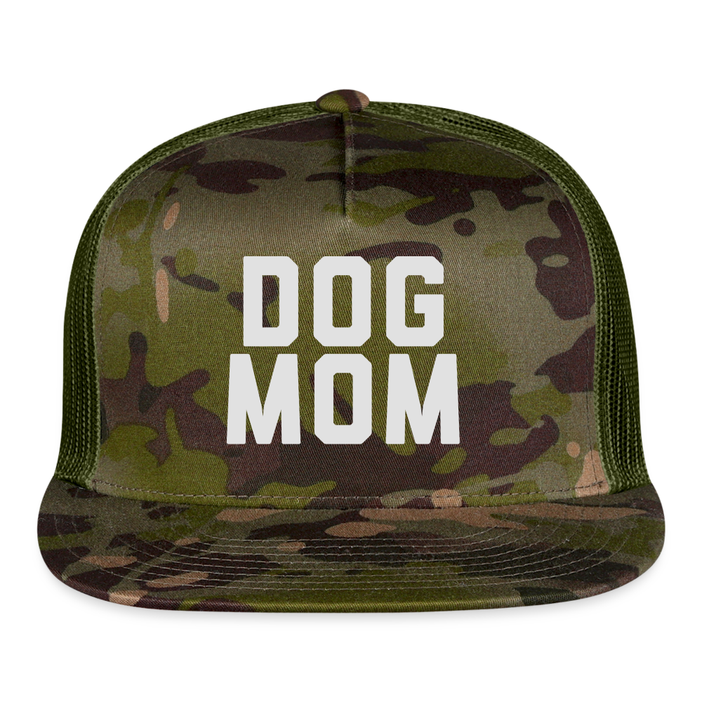 Dog Mom Trucker Cap - MultiCam\green