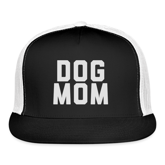 Dog Mom Trucker Cap - black/white