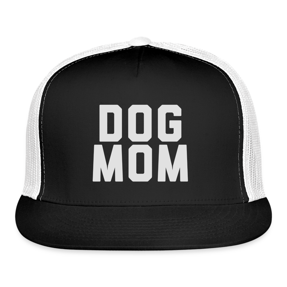 Dog Mom Trucker Cap - black/white